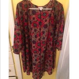 EUC LuLaRoe Lindsay Kimono